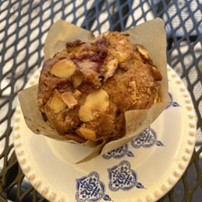 Gluten-free strawberry muffin from Persephone's Kitchen