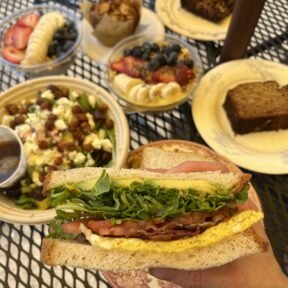 Gluten-free lunch from Persephone's Kitchen in Block Island