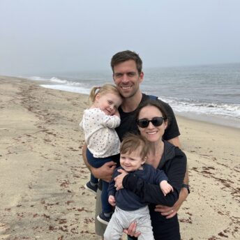 At the beach in Nantucket!