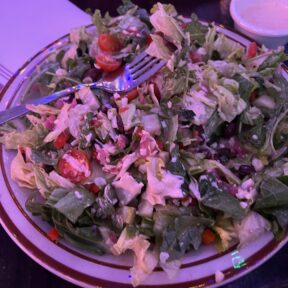 Gluten-free salad from Bub City in Chicago