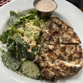 Grilled chicken salad from Nantucket Tavern & Gazebo