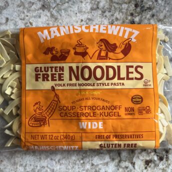 Gluten-free egg noodles by Manischewitz