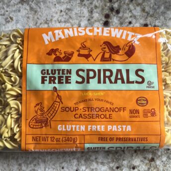 Gluten-free spirals by Manischewitz